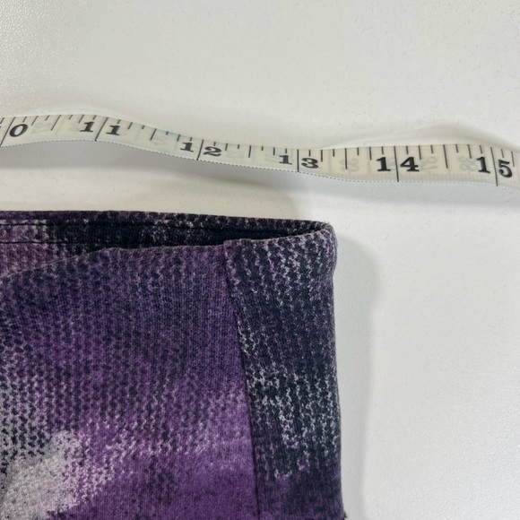 Alo Yoga Goddess Ribbed Legging in Purple and Black - Picture 7 of 9